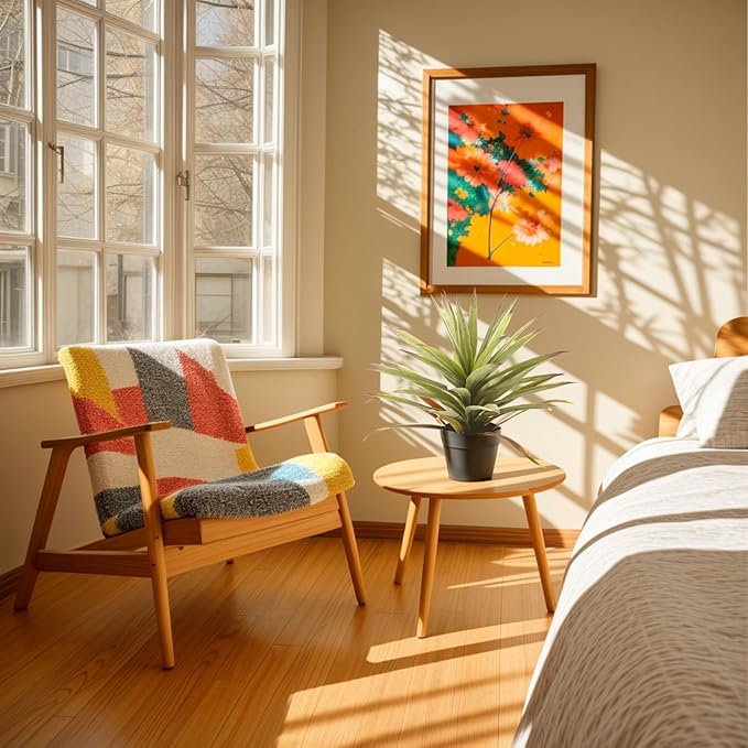 20” Artificial Agave Plant in Pot Lifelike Faux Bonsai for Home Decor (Green, Indoor & Outdoor)