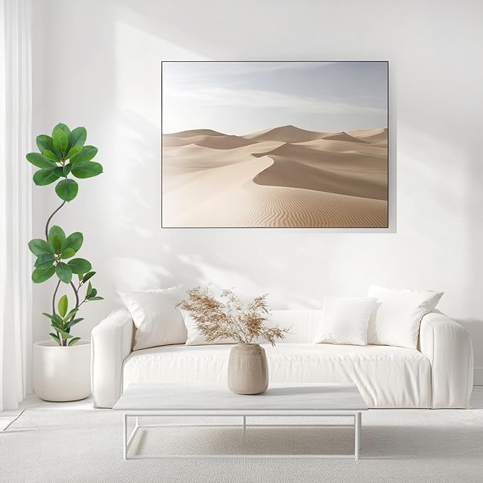 Artificial Rubber Tree Plant, 5.3ft Tall Green with Round Planter, All Season Home Decor (Green,5.3ft)