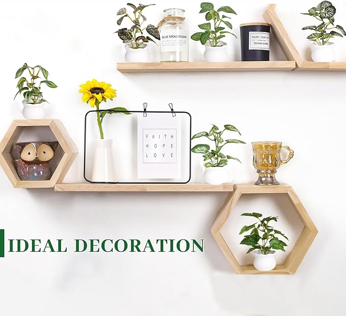 Small Artificial Plant 6PCS Fake Plant Greenery Cute Potted Indoor Faux Plant Houes Office Table Desk Bathroom Decor Plants