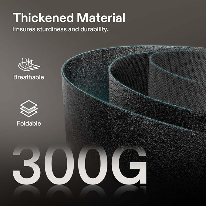 VIVOSUN 20-Pack 3 Gallon Grow Bags, Heavy Duty Thickened Nonwoven Fabric Pots with Handles for Flowers Fruits and Vegetables Black