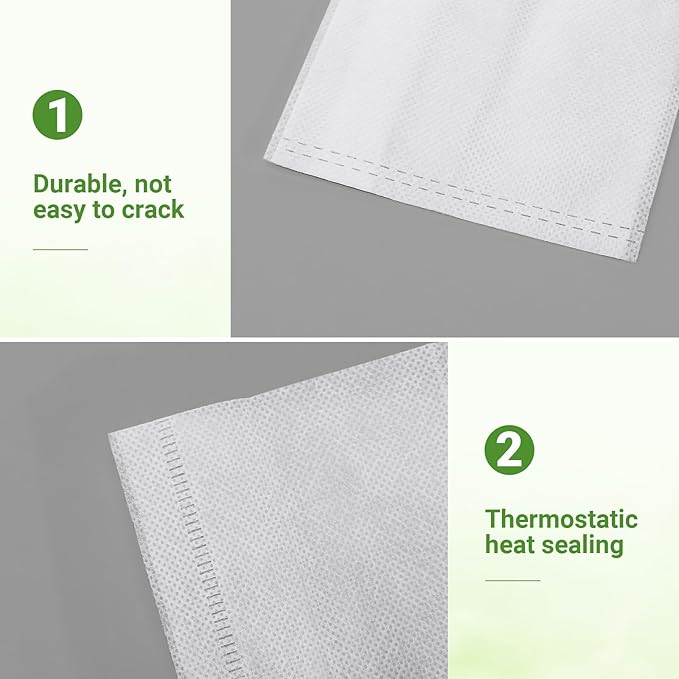 GREANER 400PCS Nursery Bags for Plants, Mixed Sizes Potting Bags for Indoor Outdoor Planting, Plant Nursery Pouches for Seed Starting, Soil Transplant, Home Garden Supply