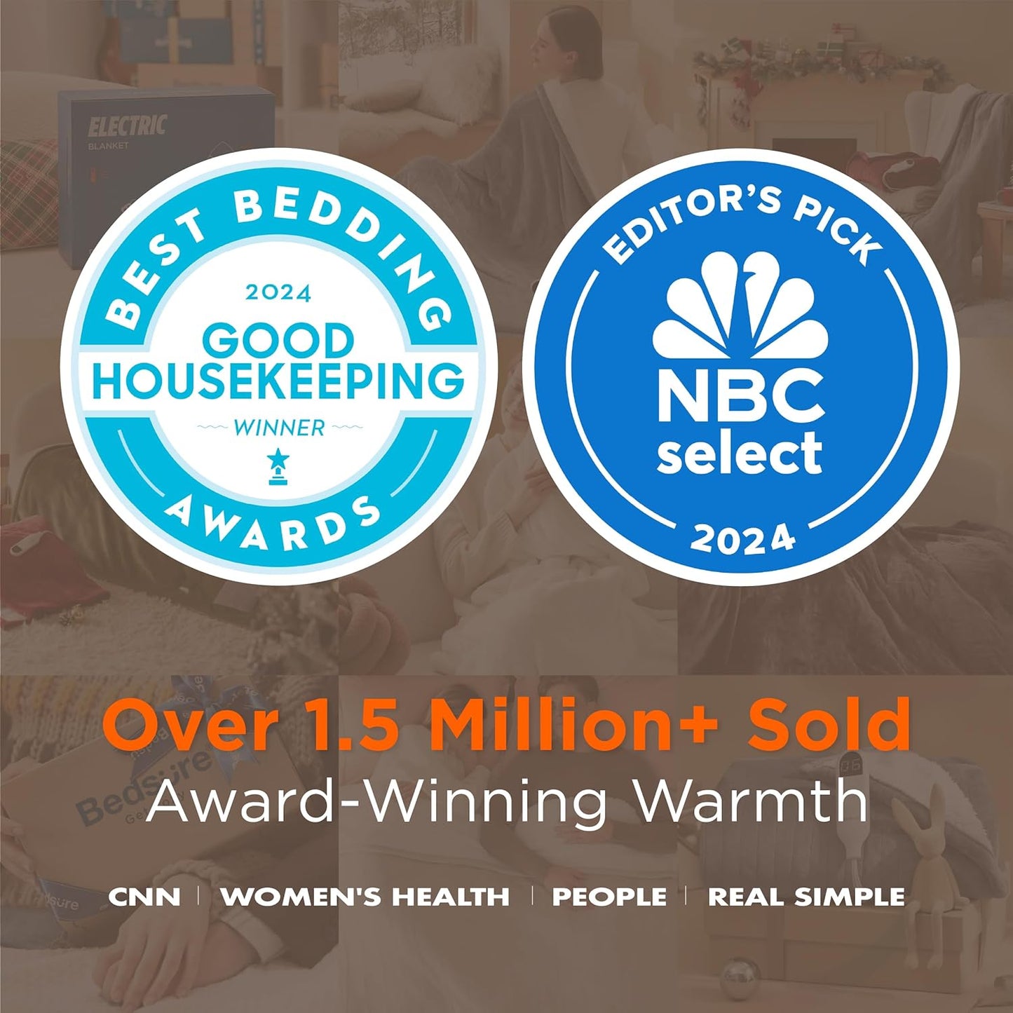 Bedsure Electric Blanket King Size - Dual Control Heated Blanket King Size, Fast Heating with 10 Time Settings & 10 Heat Settings, Warm Gift for Grandma (100x90 inches, Burgundy)