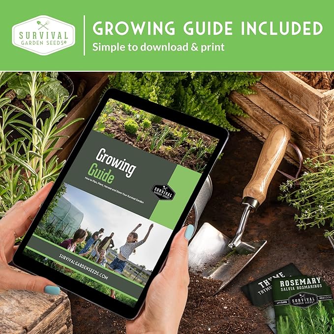 Indoor Garden Vegetables Hydroponic Apartment Garden - Non-GMO Heirloom Vegetable Varieties for Small-Space Patio Garden - Hydroponics-Friendly - Plant Indoors or Outdoors - Survival Garden Seeds