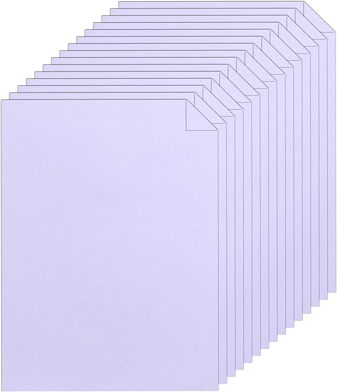 28 Sheets Purple Cardstock 8.5 x 11 Crafts Paper, 92lb Heavyweight Paper Card Stock for DIY Cards Making, Birthday Decorations, Greeting Cards, Invitations, Certificates