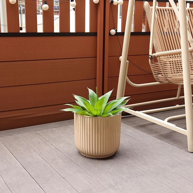 Artificial Plants Outdoor,UV-Resistant Fake Agave Succulent Plant 17 Inch Small Size Faux Succulents Stems for Indoor Realistic & Natural Home Decor Plants for Office Housewarming 2Pack