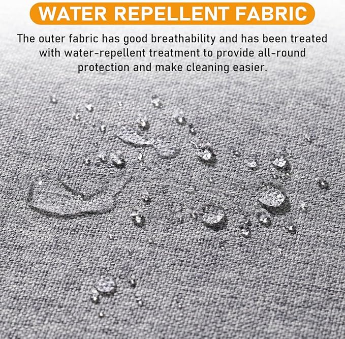 Floor Chair with Water Repellent Fabric 14-Position Adjustable Floor Chair with Back Support Portable Ground Seating for Adults Foldable Meditation Seat with Washable Cover (Light Grey)