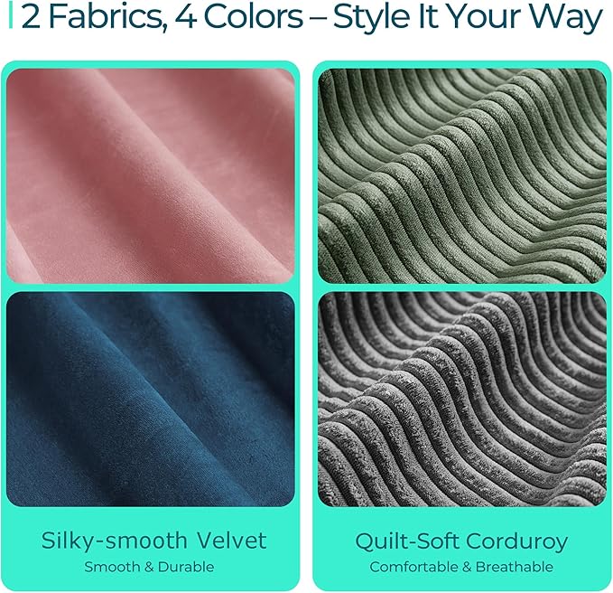 LINSY Swivel Barrel Chair, 360° Modern Swivel Accent Chair with Arms, Boucle Swivel Chair Green Corduroy Chairs for Bedroom Living Room Small Spaces