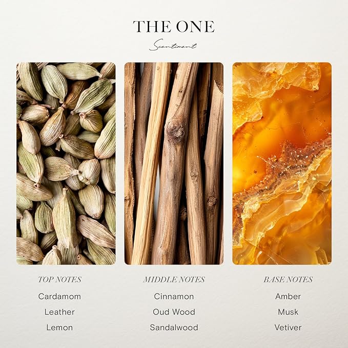 Diffuser Oil - The One | Inspired by 1 Hotel® Miami Beach Lobby Scent | Aromatherapy Fragrance Oil | Notes of Cardamom, Leather, Lemon with Cinnamon & Sandalwood (20 mL)
