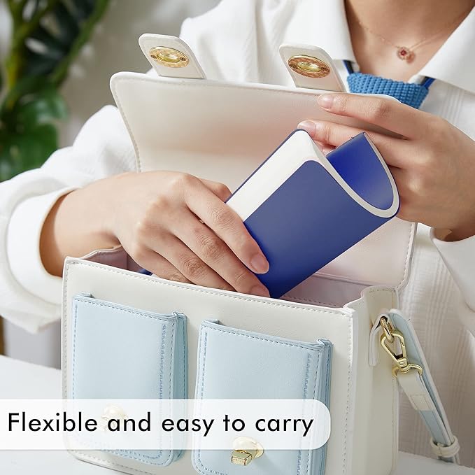 feela 16 Pack Soft Cover Journal Bulk, Lined Notebooks College Ruled for Work for Women Girl Writing, Blank Travel Journal Note Taking Notebook School Business Supplies, 8.2” x 5.5”, A5, Navy