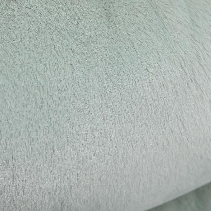 HollyHOME Fabric Lazy Chair with Foldable Ottoman, Accent Comfy Lounge Arm Chair and Folding Footrest Stool Set, Leisure Sofa Reading Chair and Footstool for Living Room, Bedroom, Dorm, Pea Green