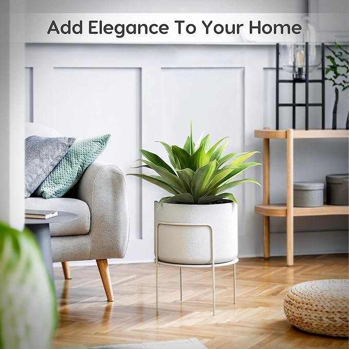 Velener Artificial Plant Outdoor Agave - Large Size UV Resistant Fake Agave Plants for Indoor and Outdoor Succulents Decor(28 Inch)