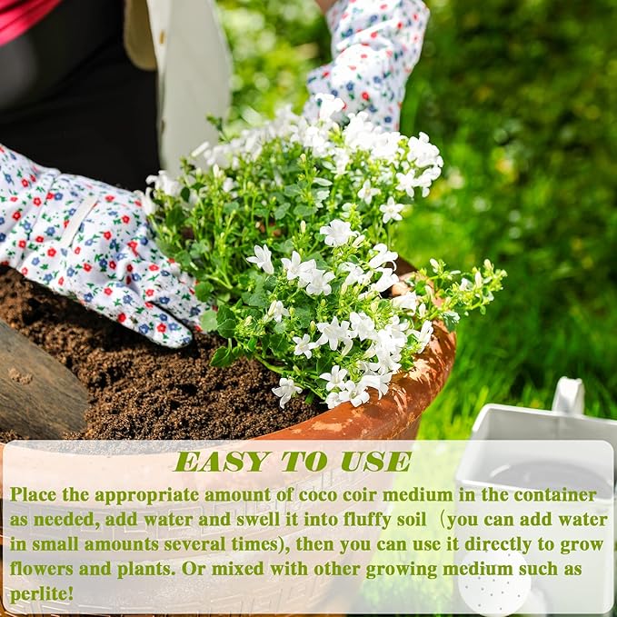 ZeeDix Organic Coco Coir Pellets Potting Soil, 150pcs 30mm Compressed Coconut Fiber Seed Starter Soil Pellets, Coco Peat Soil Discs for Indoor Outdoor Plants, Herbs, Houseplants, Flowers, Vegetables