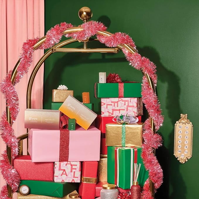 Capri Blue Pura Smart Home Plug-in Diffuser Refills – Includes 2 Capri Blue Pura Refills for Plug In Diffusers for Home - Long Lasting Luxury Scents - Holiday Volcano (Pack of 2)