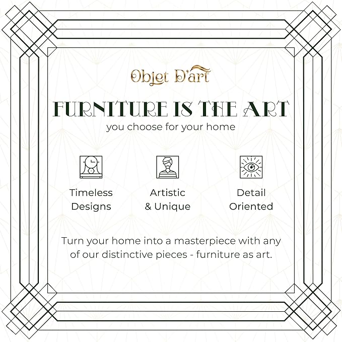 OBJET D'ART Medium Round Metal Side Table, Larissa, 21.5" Height, Vintage Metal Accent, Side, Pedestal, Coctail and Drink Tables for Living Room and Small Spaces