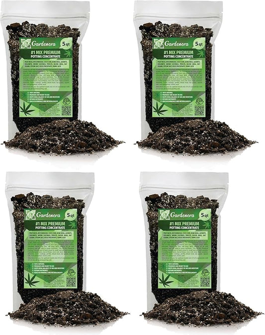 Organic Autoflower Plants Potting Soil Mix - Perfect Balance of Nutrients, Drainage, and Aeration for Thriving Autoflower Plants- 20 Quart