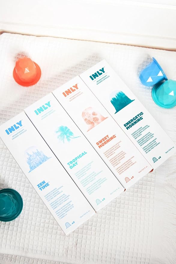 Moen INC20802 INLY Aromatherapy Shower Capsule 5-Pack, Tropical Day