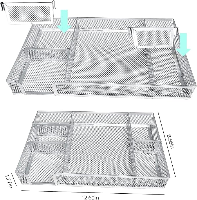 Green Office Desk Accessories, Green Office Supplies Set, Desk Drawer Organizer,Stapler and Tape Dispenser Set,Tape,Staple Remover, Staples, Paper Clips, Scissor and Sticky Note