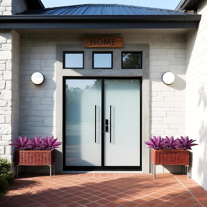 Artificial Agave 15In Faux Agave Fake Greenery Outdoor Artificial Plant Fake Plant for Indoor Home Decoration Plastic Plant Outdoor Decoration Front Porch Decor Simulation Plants 2Pack,Purple