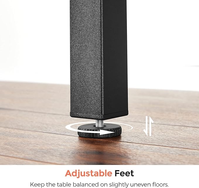 VASAGLE Folding Dining Table, Drop Leaf Extendable, for Small Spaces, Seats 2-4 People, Industrial, 33.3 x 30.7 x 30 Inches,Brown