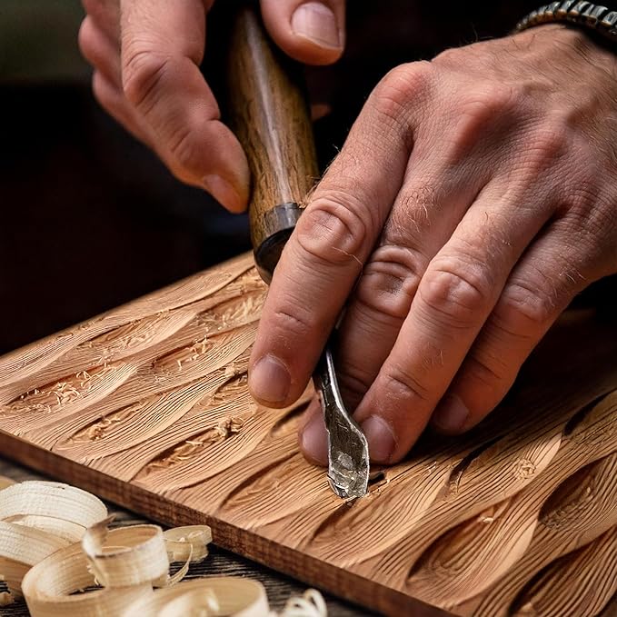 Acacia Elara Wood TV Stand for TVs up to 75+ Inch Entertainment Center with Storage Shelves and Cable Management, Mid Century Modern TV Media Console Wood TV Stands for Living Room Bedroom, Walnut