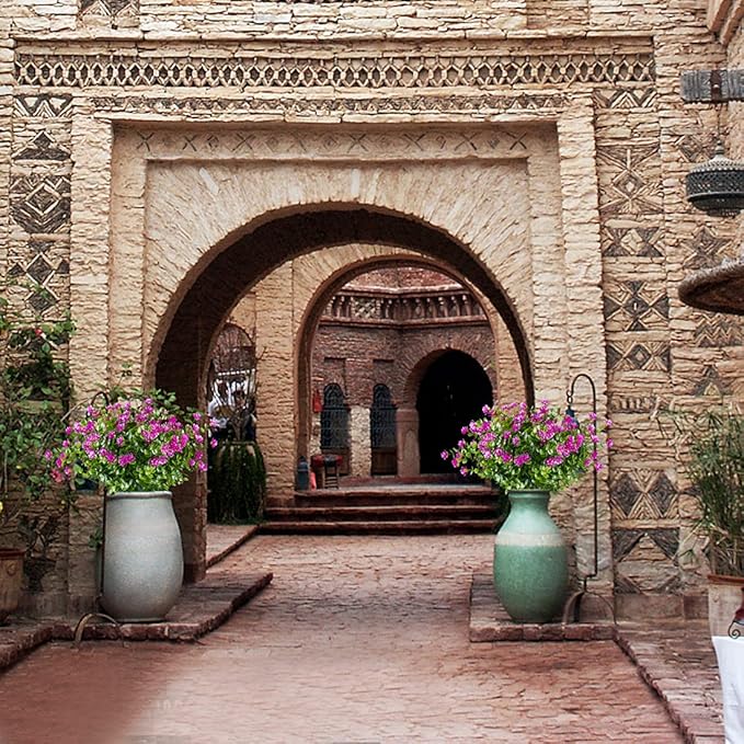 6PCS Artificial Eucalyptus Flowers, Fake Artificial Greenery UV Resistant No Fade Faux Plastic Plants for Wedding Bridle Bouquet Indoor Outdoor Home Garden Kitchen Office Table Vase(Fuchsia)