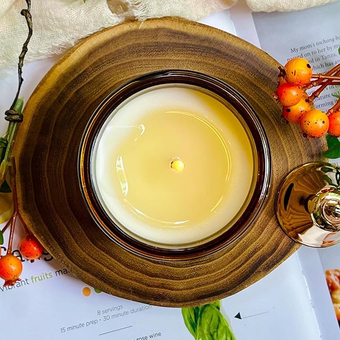 Aromatherapy Candles Lavender Eucalyptus Scented - 8oz Calming Candles for Home Scented Women Candles Gifts Ideal for Relaxation Stress Relief Soothing Anxiety Yoga Meditation Spa Healing Sleep Bath