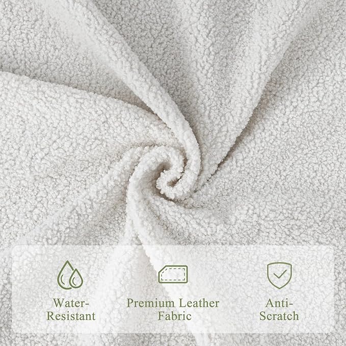 Furniliving Adjustable Bar Stools Set of 4, Modern Teddy Velvet Swivel Barstools with Curved Back, Stylish Armless Counter Height Bar Stools Bar Chairs for Kitchen Island, Bar, Grey