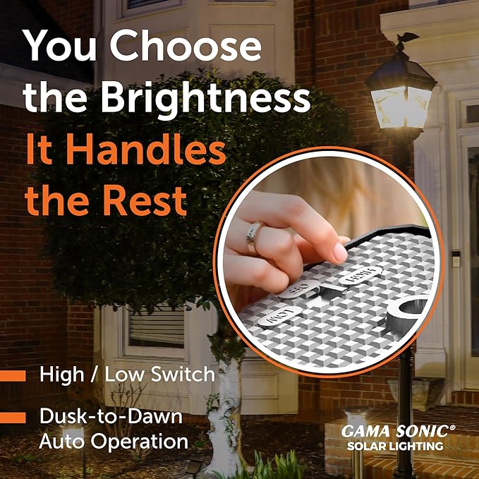 Gama Sonic Imperial Solar Post Light, Black Aluminum and Glass, Triple Candelabra Bulb with 3-inch Fitter for Lamp Poles, Warm White 2700K, 37BC50012