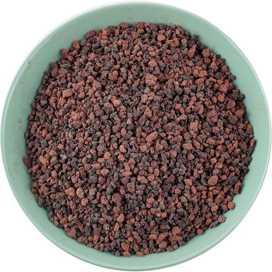 CJGQ 3lb Mix Lava Rocks for Plants-Horticultural Volcanic Rock Gravel for Landscaping Plants Drainage, Succulents, Bonsai, Vase Fillers, Terrarium Plants, Top Dressing