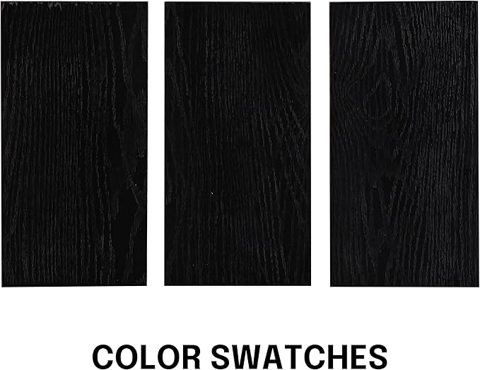 NTC Block 71 Inch Modern Farmhouse Dining Table, Rectangular Dinner Table for Dining Room, Living Room Furniture, Effortless Assembly, Burnt Black