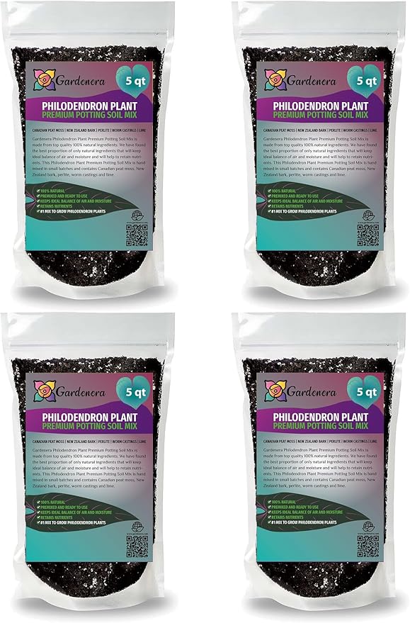 Organic Philodendron Soil Blend - Promote Strong Root Development and Vibrant Leaves - 20 QUARTS