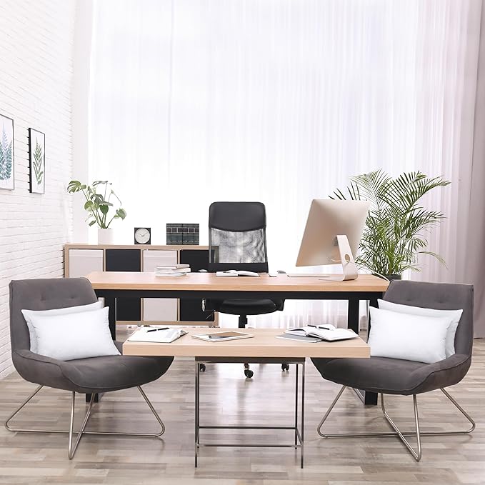 Utopia Bedding Throw Pillows (Set of 4, White), 12 x 16 Inches Pillows for Sofa, Bed and Couch Decorative Stuffer Pillow