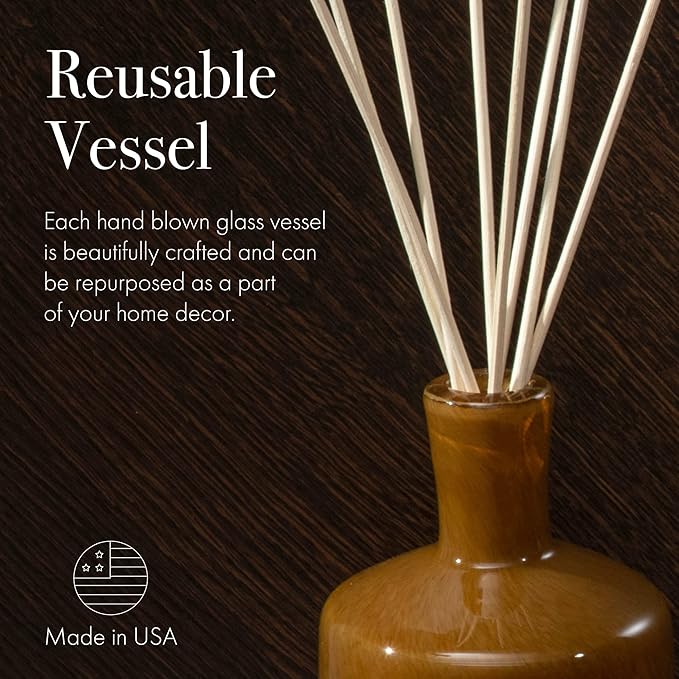 LAFCO Reed Diffuser, Foyer - Amber Black Vanilla, 15 Fl Oz