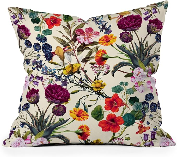 Society6 Magical Garden V Throw Pillow Insert-Home Decor by Burcu Korkmazyurek, 16" x 16"