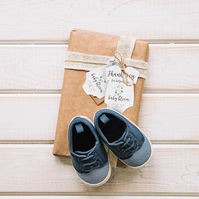 Plantable Onesie Seed Paper – 15 Green Baby Shower Favors for Guests with Wildflower Seeds, Baby Shower Gifts for Guest