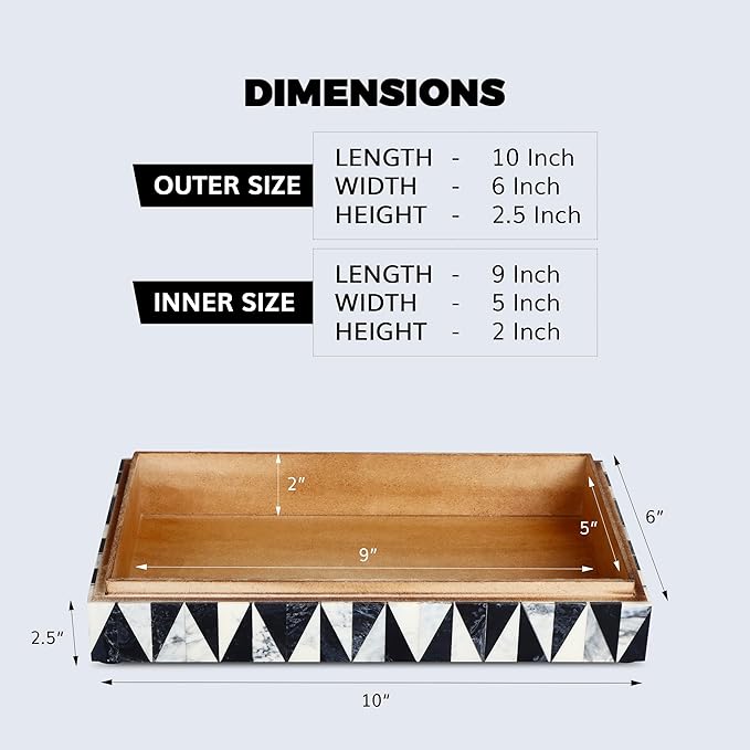 Handicrafts Home Handmade Harlequin Collection Decorative Jewelry Box Organizer – Keepsakes, Trinkets, and Home Decor – Antique Coffee Table Storage, Memory Box, Farmhouse Style Decor, 10x6x2.5