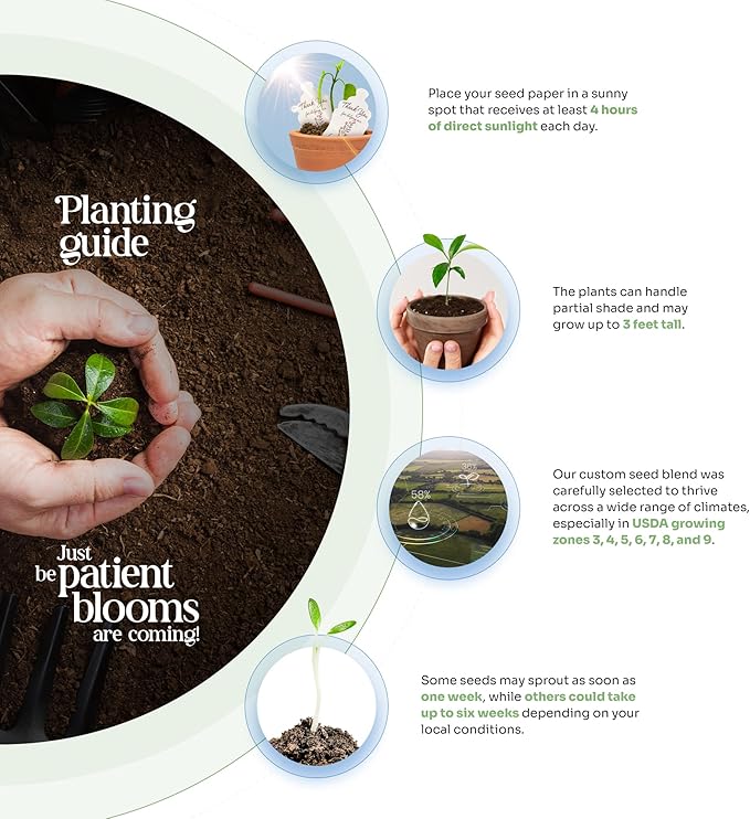 50 pcs Large Seed Paper – Magenta Plantable Wildflower Hearts for Bridal Shower, Wedding Gift, Birthday, Mother's Day & Other Milestone Celebrations