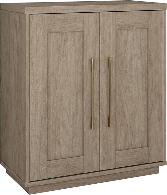 Henn&Hart Tillman Accent Cabinet, 28" Wide, Gray