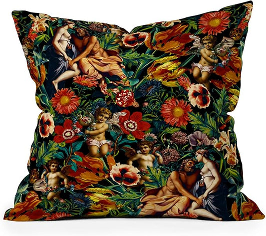 Society6 Hera and Zeus Garden Throw Pillow Insert-Home Decor by Burcu Korkmazyurek, 20" x 20"
