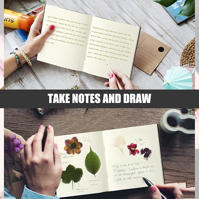 Thenshop 150 Pack Mini Notebooks Bulk Small Notepad Unlined Journals Pocket Blank Sketchbooks Kids Students Gifts Back to School Supplies 4 x 4 Inch 24 Sheets(Black)