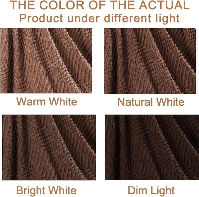 Blagic Knitted Throw Blanket for Couch and Bed, Soft & Cozy Knit Blanket with Tassel, Brown Lightweight Decorative Blankets & Throws, Farmhouse Warm Woven Blanket for All Seasons,50" W x 60" L