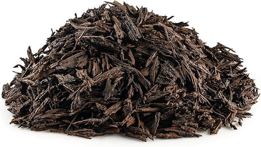 Rubberific Premium Shredded Rubber Mulch for Gardens, Lawns, and Landscaping | Long Lasting Color | Looks Like Natural Wood Mulch (37.5 CU. CT. - 675 LBS, Brown)