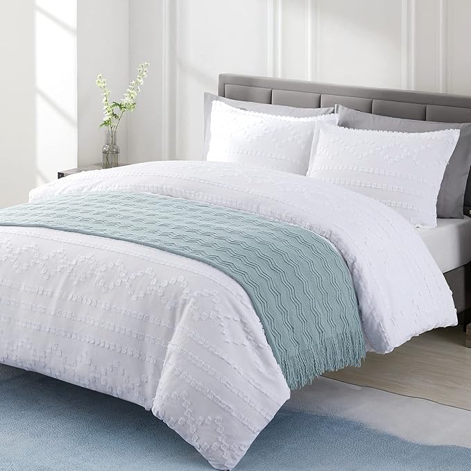 BOURINA Aqua Throw Blanket 50 x90 Inches Throw Textured Solid Soft Sofa Throw Bed Runner Couch Cover Knitted Decorative Blanket Bed Runner