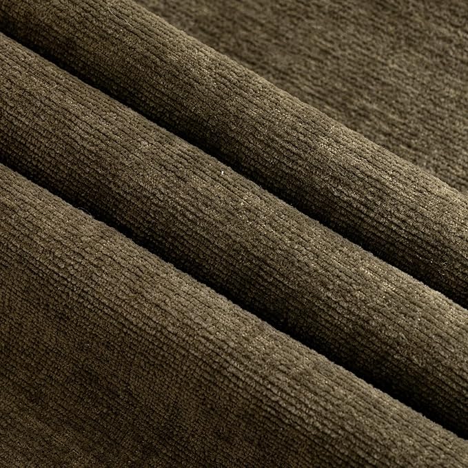 MIULEE Coffee Couch Pillow Covers 18x18 Inch, Set of 2 Soft Chenille Decorative Square Throw Pillow Covers Farmhouse for Sofa Living Room Bed