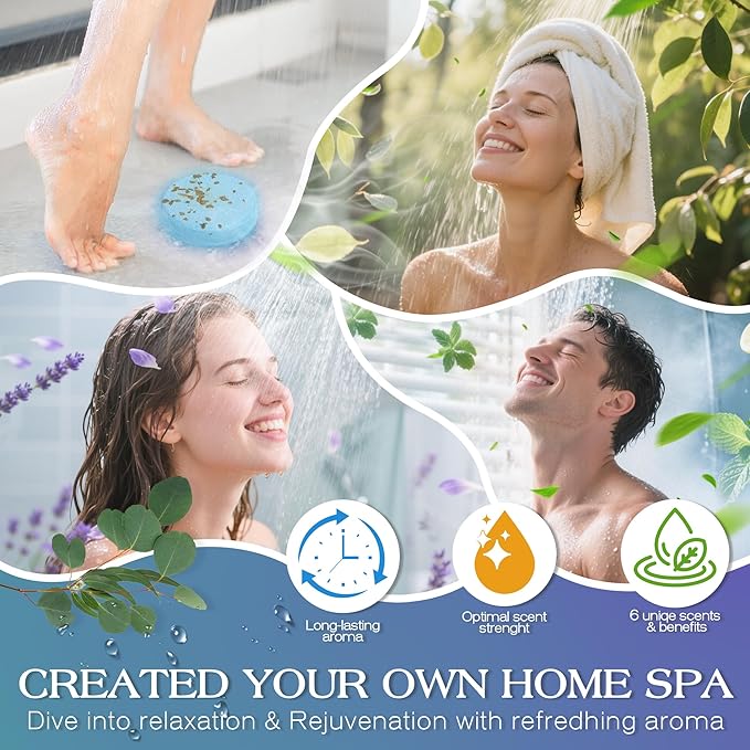 Shower Steamers Aromatherapy Birthday Gifts for Women-12 Pack Mothers Day Gifts,Gifts for Grandma,Wife,Mothers,Stress Relief and Relaxation Gifts for Women and Men