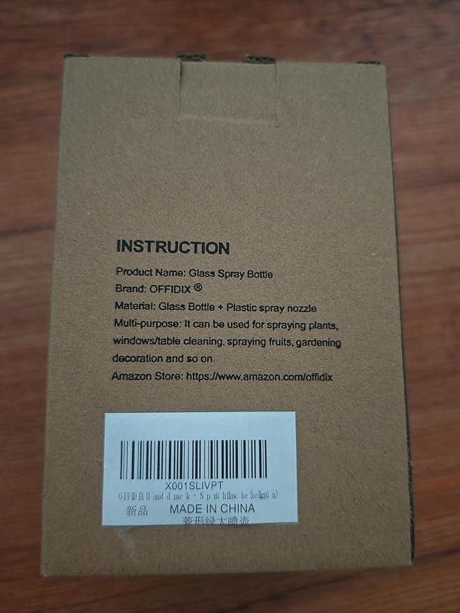 OFFIDIX Fine Mist Plant Mister,Handheld Pressure Glass Spray Bottles,0.43L/15.17oz Watering Can with Adjustable Nozzle for Outdoor Indoor Gardening and Cleaning Work(Light Green)