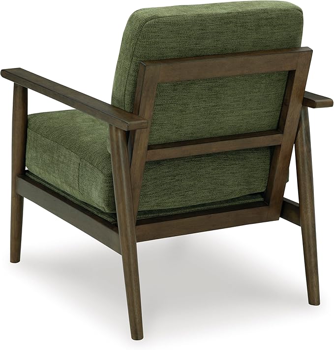 Signature Design by Ashley Bixler Mid-Century Modern Upholstered Showood Accent Chair, Green