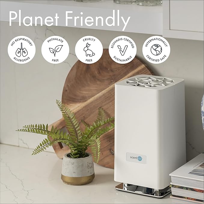 ScentAir Whisper Home Monthly Plug-in Refill, Fragrance Cartridge for Home and Office, White Tea & Fig