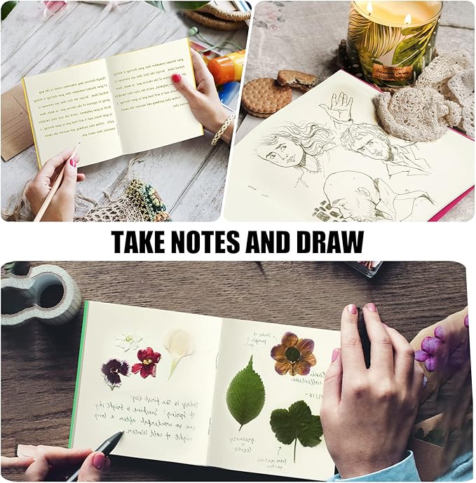 Thenshop 150 Pack Mini Notebooks Bulk Small Notepad Unlined Journals Pocket Blank Sketchbooks Kids Students Gifts Back to School Supplies 4 x 4 Inch 24 Sheets(Multicolor)