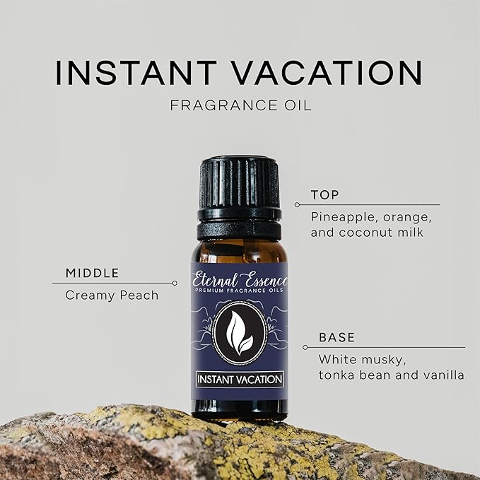 Instant Vacation Premium Grade Fragrance Oil - 10ml - Scented Oil